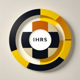Логотип круглый логотип со словами «часы» 512×512